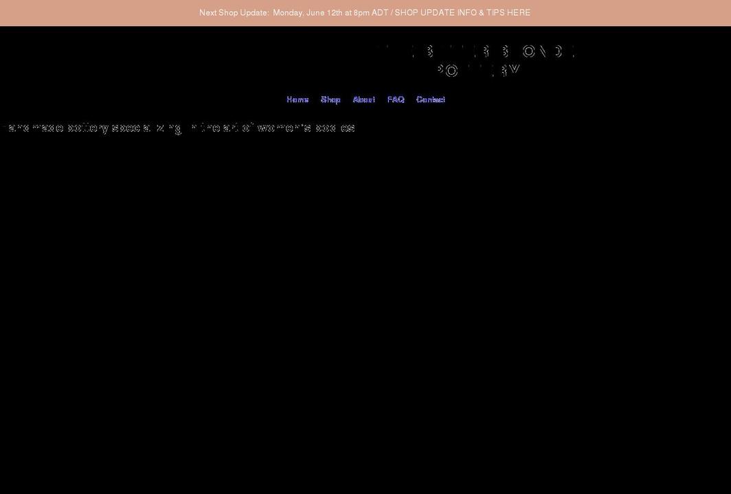 thebitterblondepottery.com shopify website screenshot
