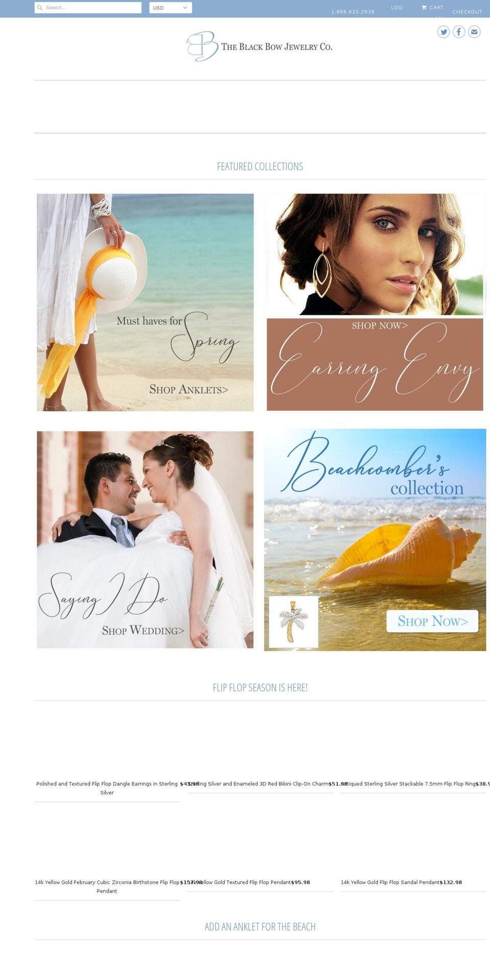 theblackbow.com shopify website screenshot