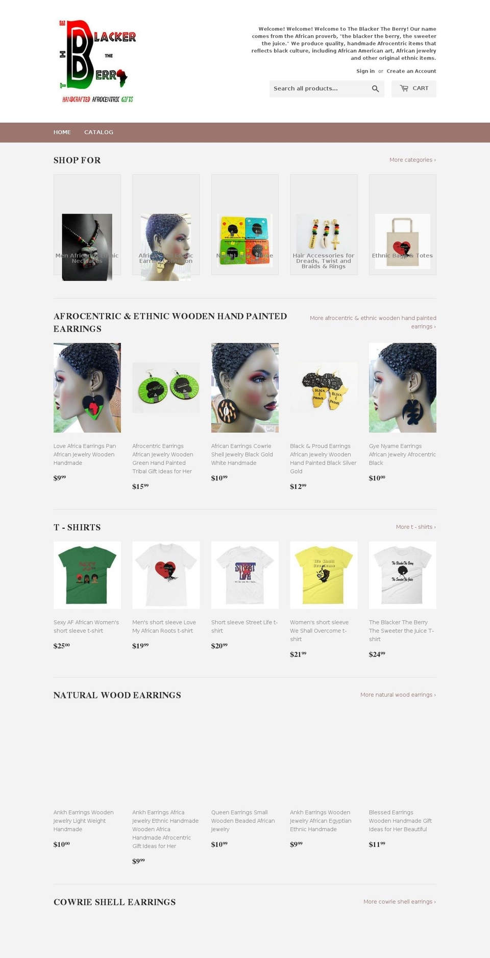 theblackertheberry.net shopify website screenshot