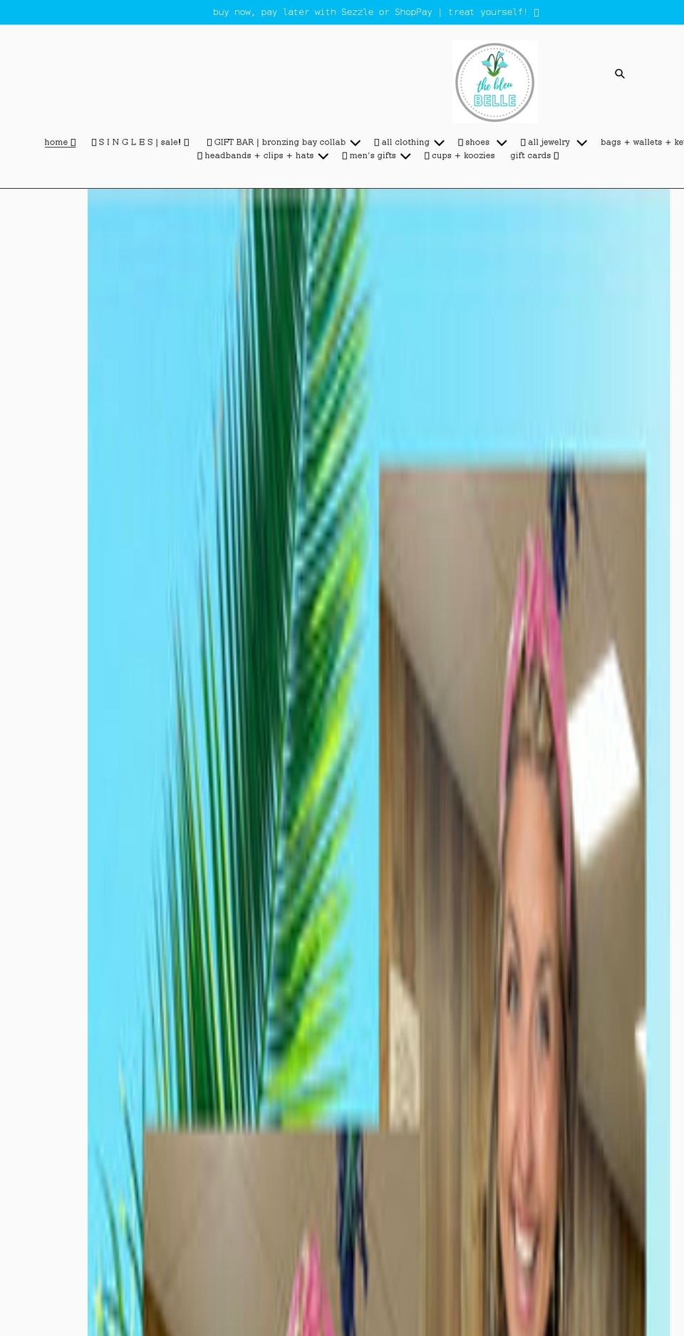 thebleubelleboutique.com shopify website screenshot