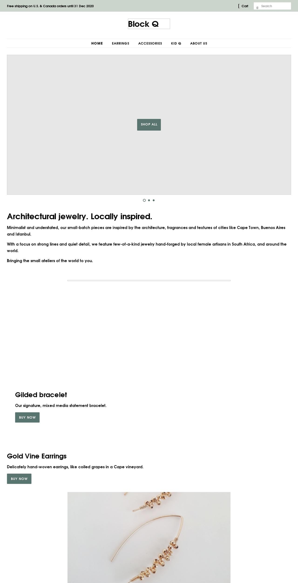 theblockq.com shopify website screenshot