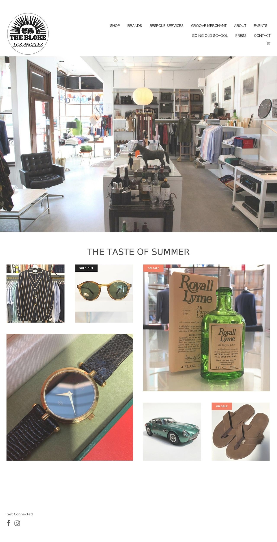 thebloke.com — Shopify storefront screenshot