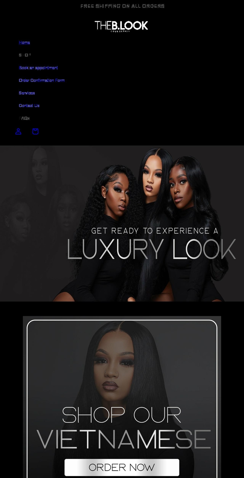 theblookco.com shopify website screenshot