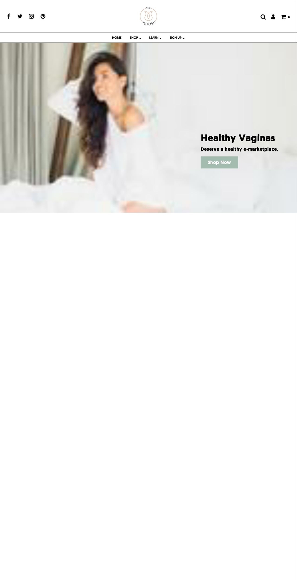 thebloomi.com shopify website screenshot
