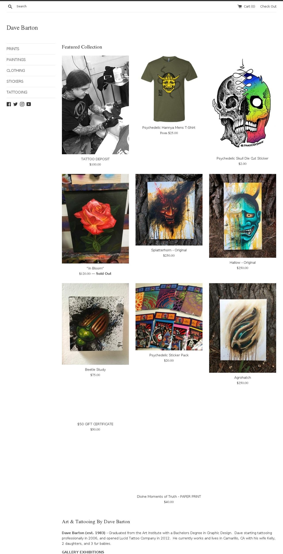 theblopshop.com — Shopify storefront screenshot