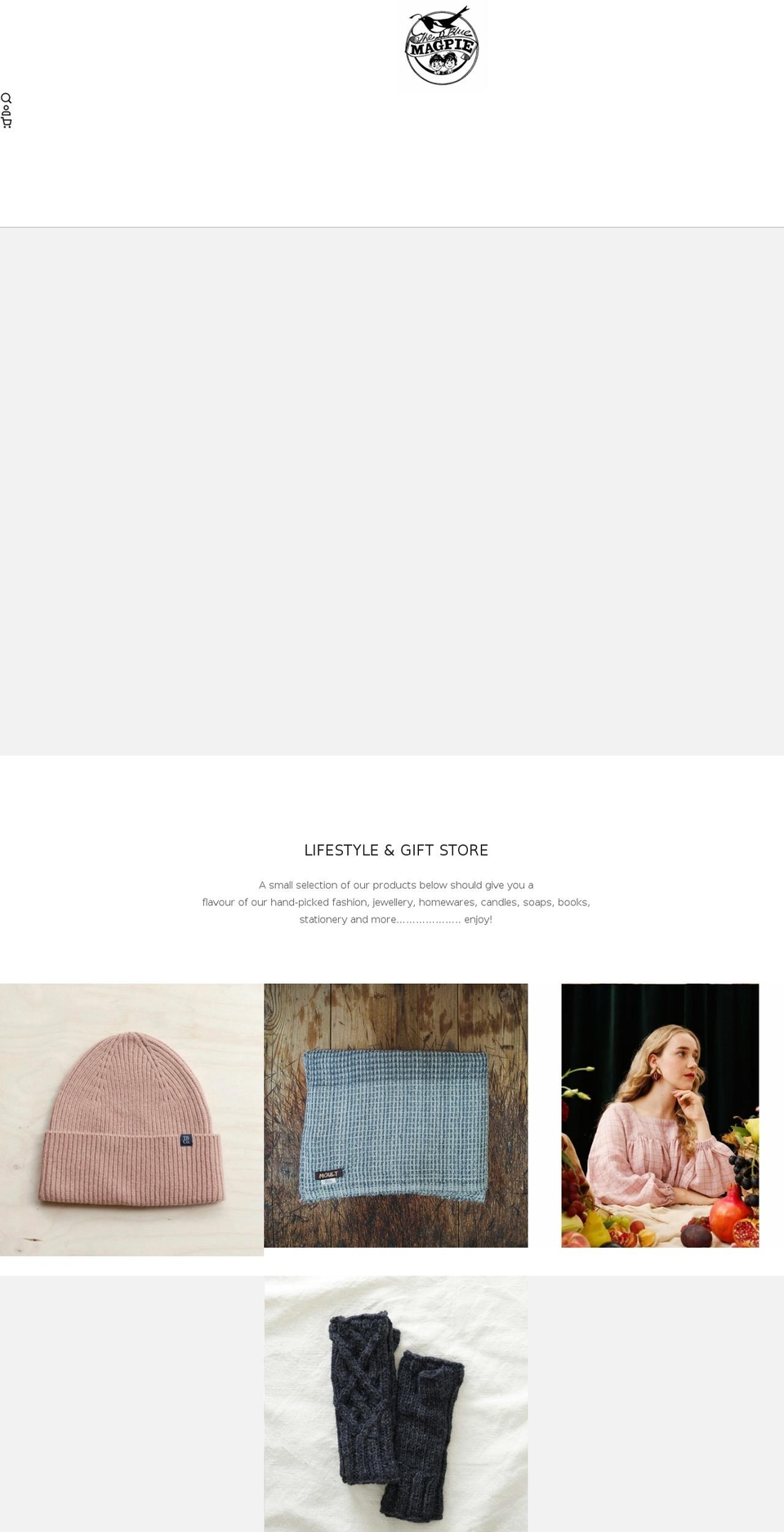 thebluemagpie.co.uk shopify website screenshot