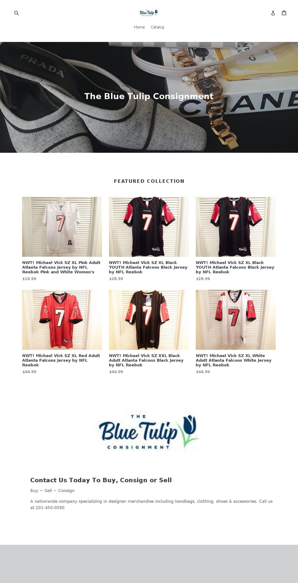 thebluetulip.com — Shopify storefront screenshot