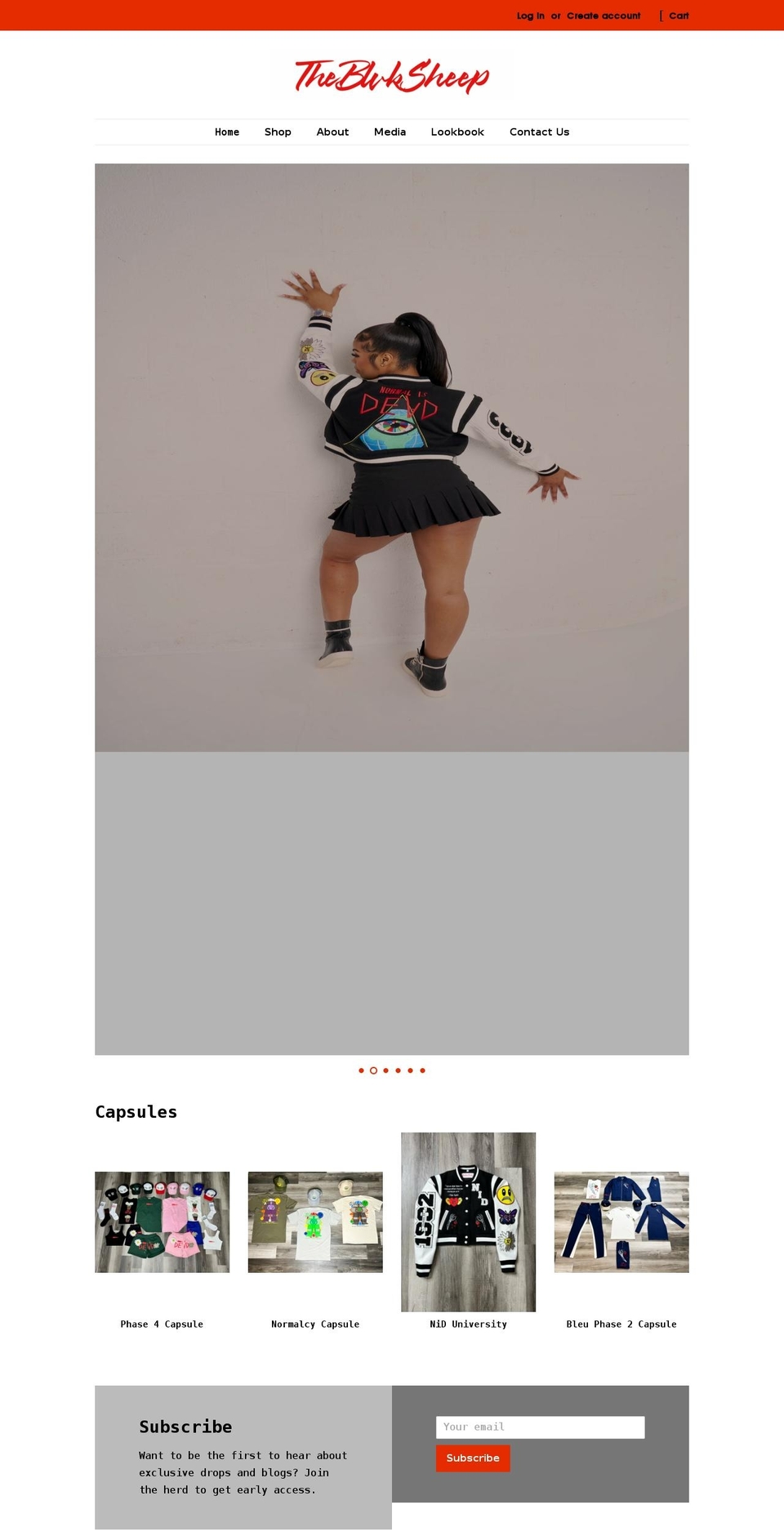 theblvksheep.com shopify website screenshot