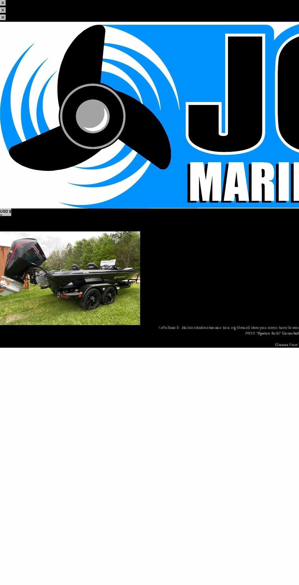 theboatoutfitters.com shopify website screenshot