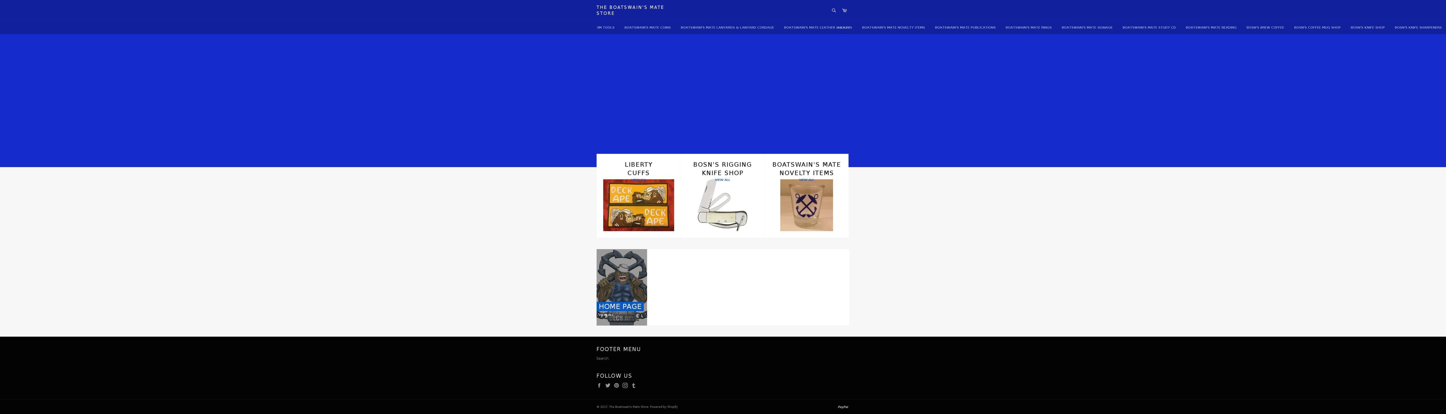 theboatswainsmatestore.com shopify website screenshot