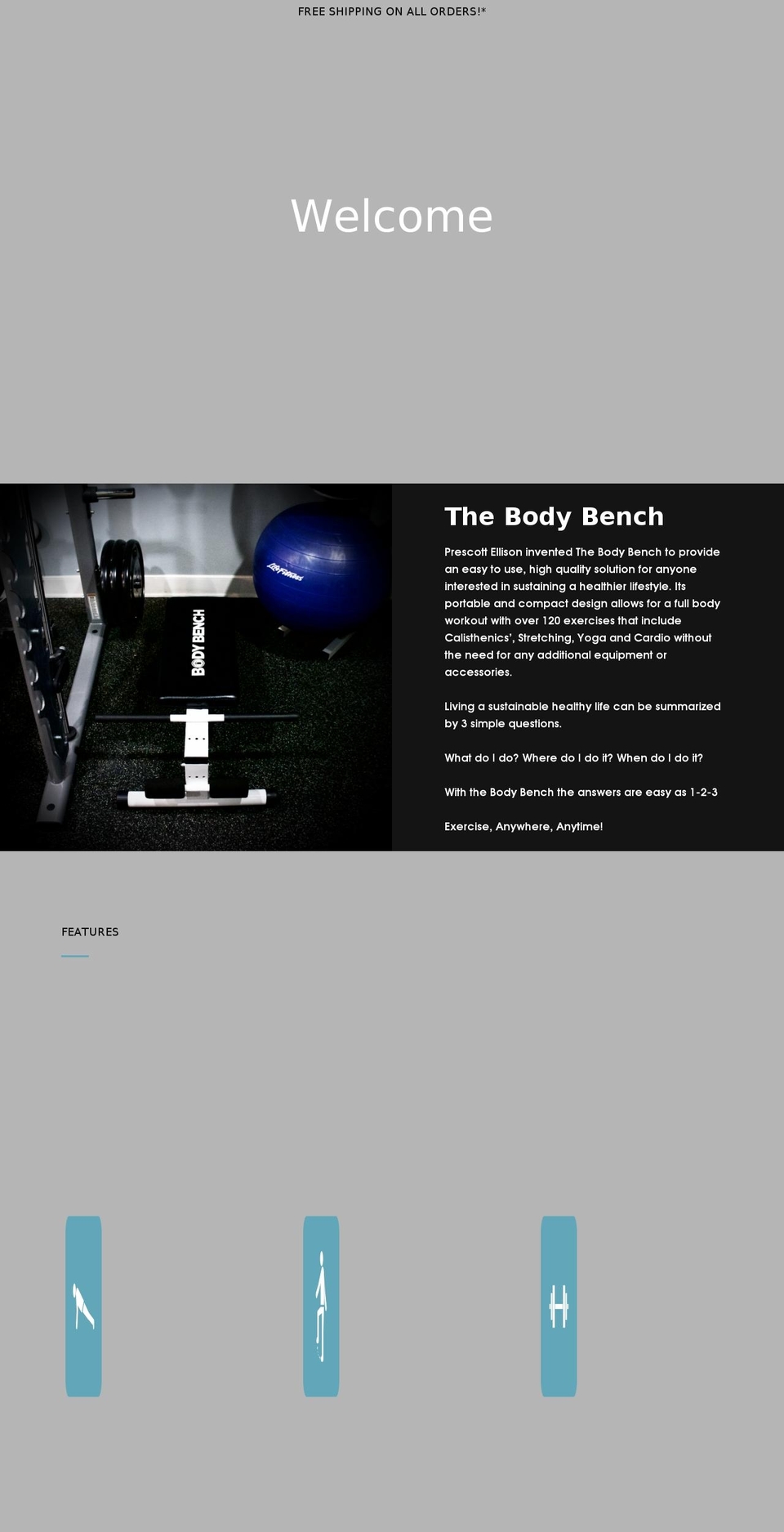 thebodybench.com — Shopify store on .com