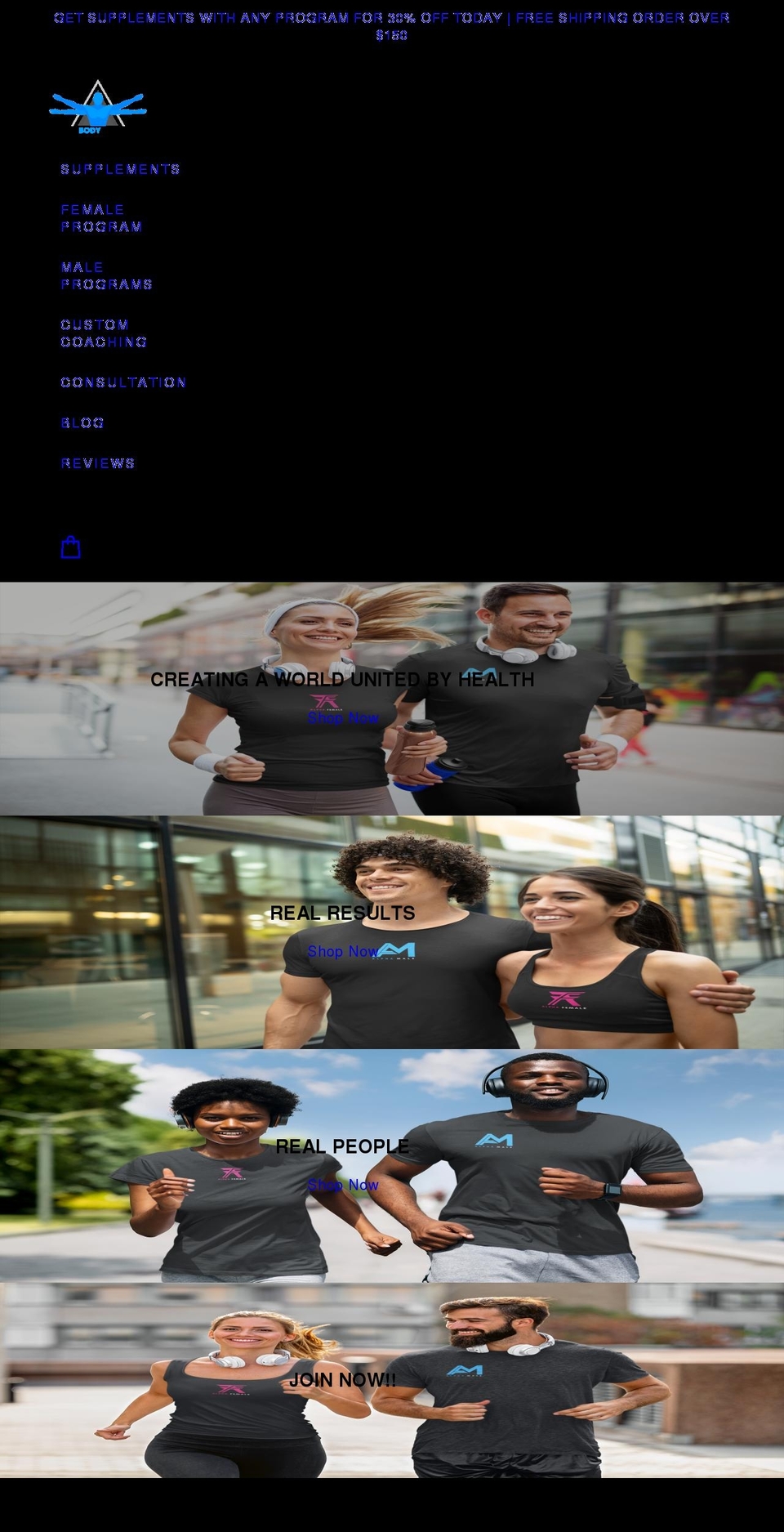 thebodymaster.ca shopify website screenshot
