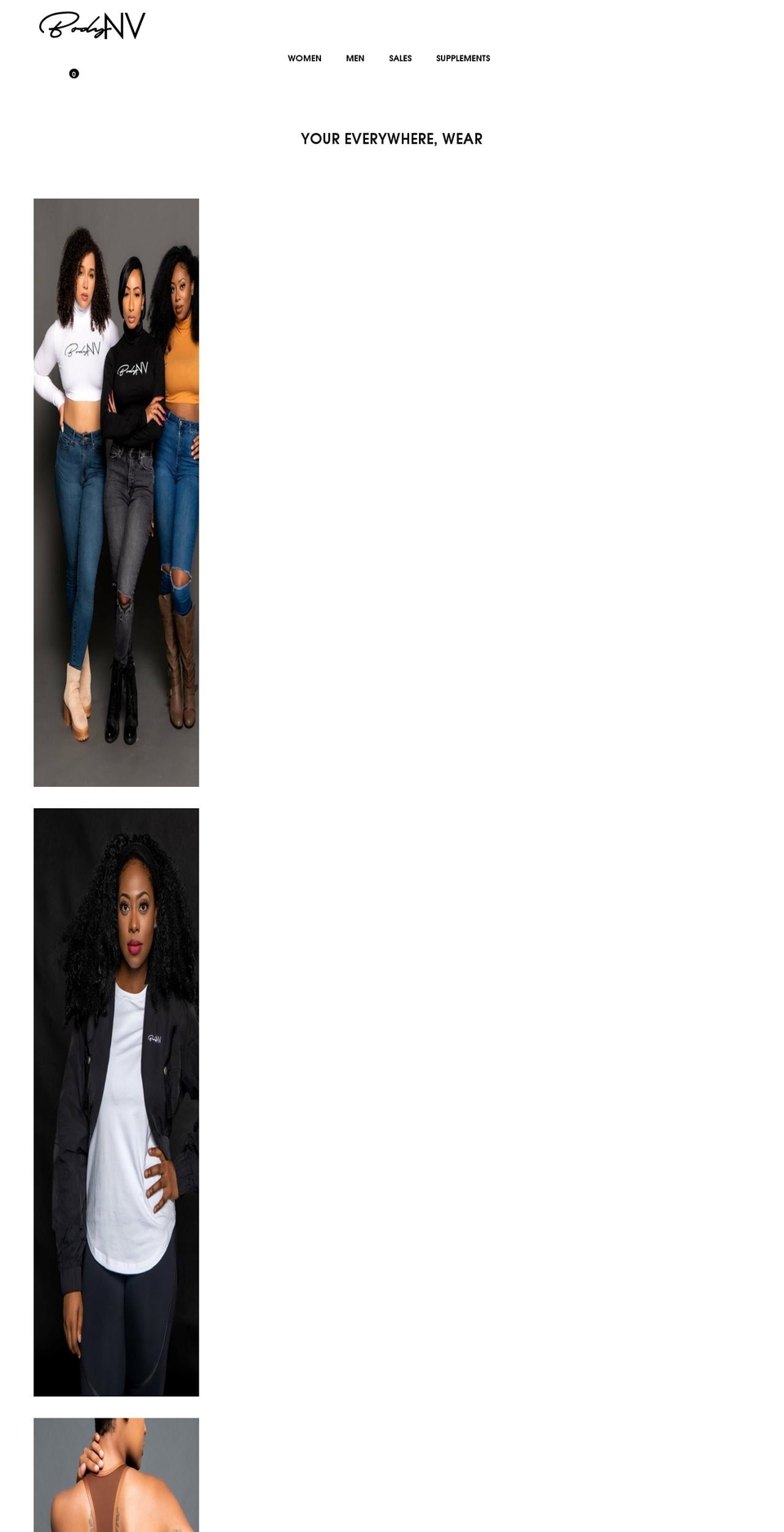 thebodynv.com shopify website screenshot