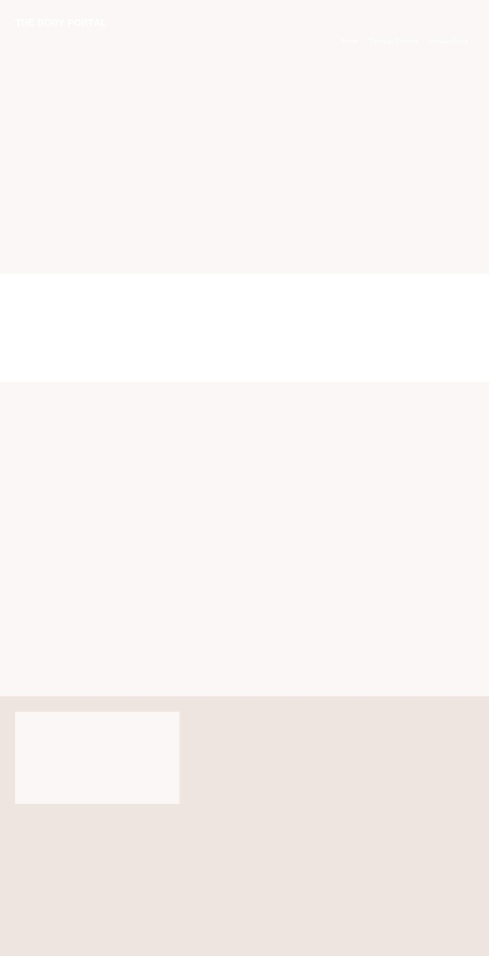 thebodyportal.com shopify website screenshot
