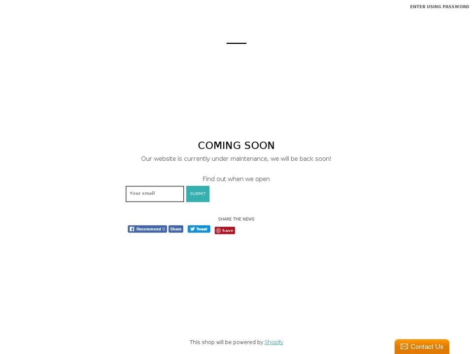 thebombshellboutique.com — Shopify storefront screenshot