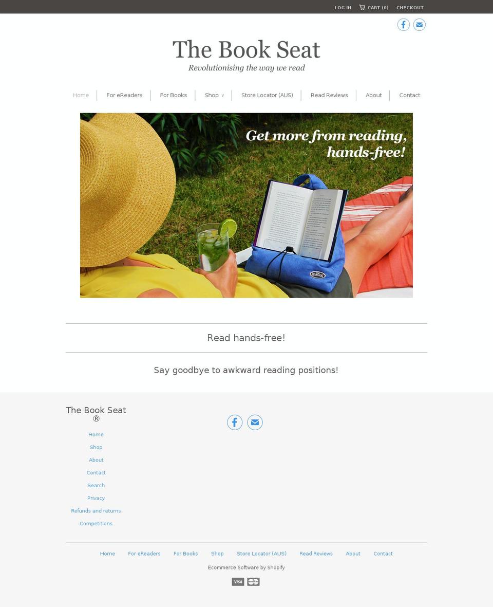 thebookseat.com.au shopify website screenshot