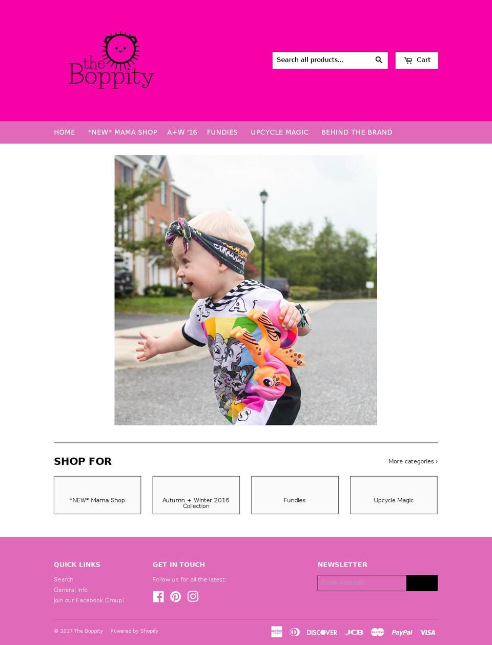 theboppity.com shopify website screenshot