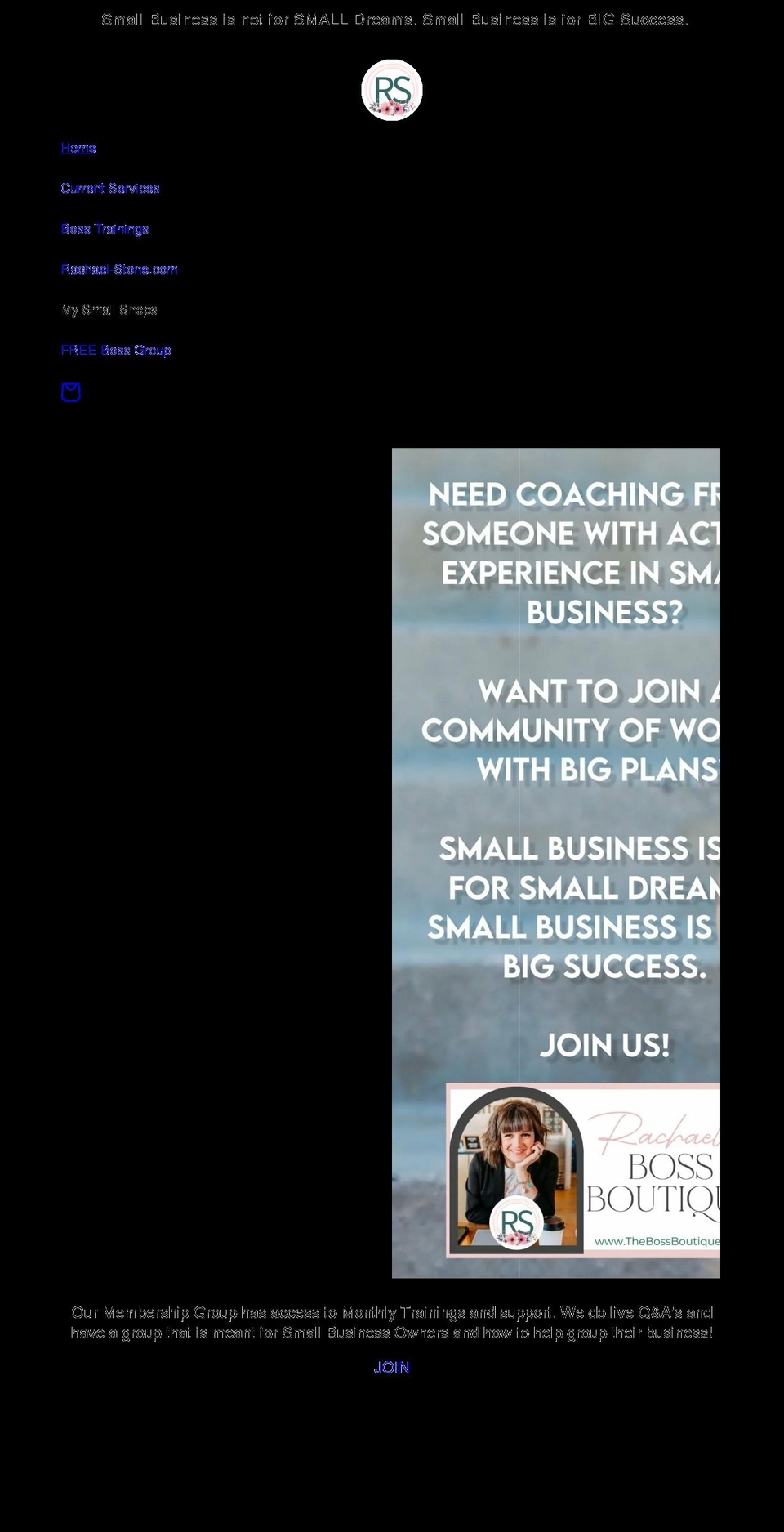thebossboutique.com shopify website screenshot