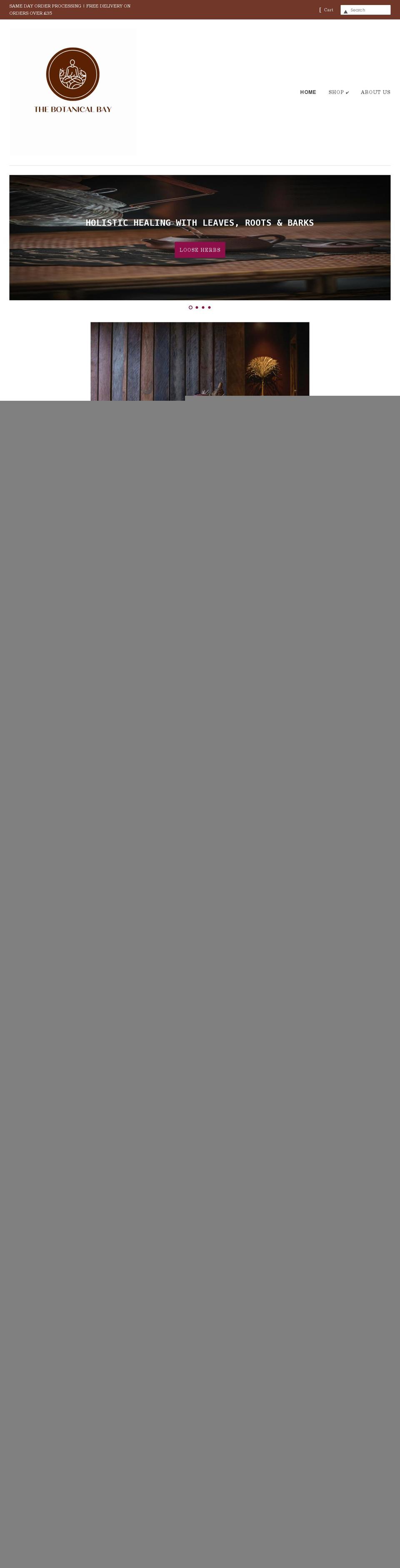 thebotanicalbay.com shopify website screenshot