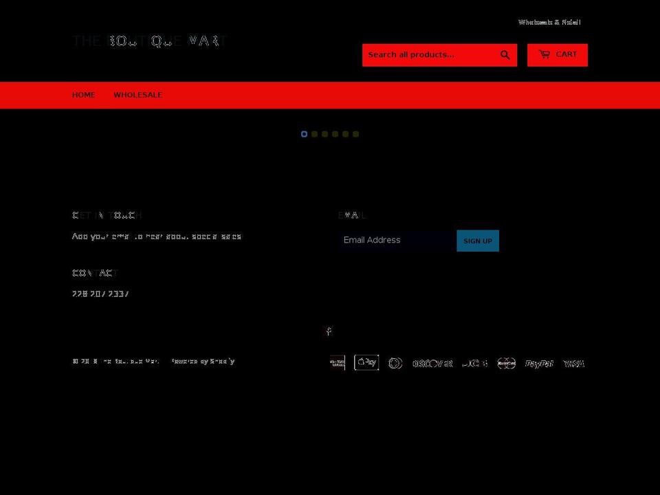 theboutiquemart.com — Shopify storefront screenshot