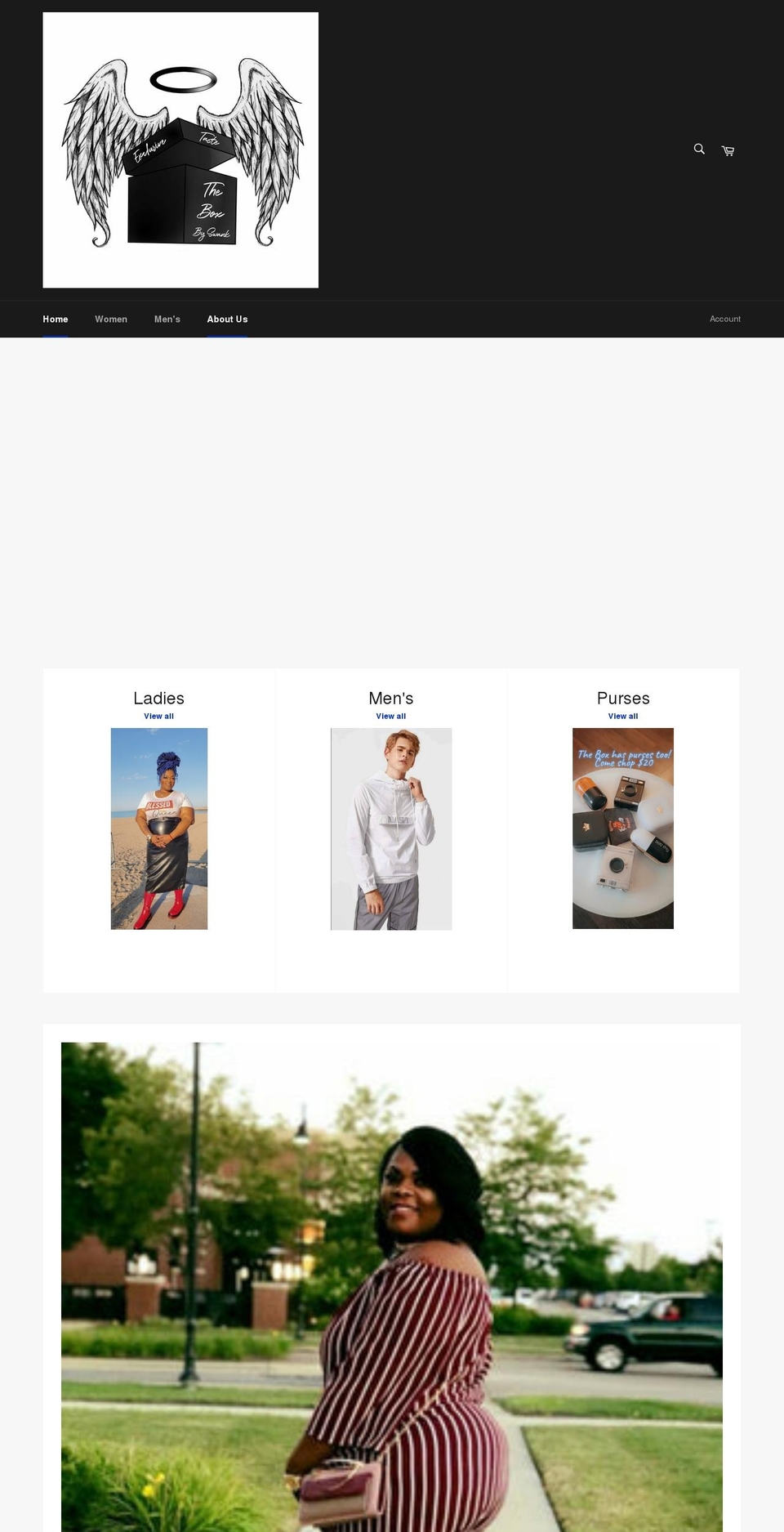 theboxbyswank.com shopify website screenshot