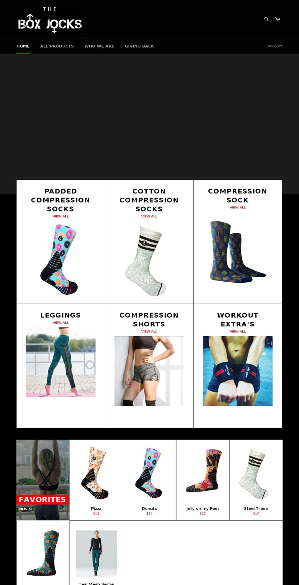 theboxjocks.com — Shopify storefront screenshot
