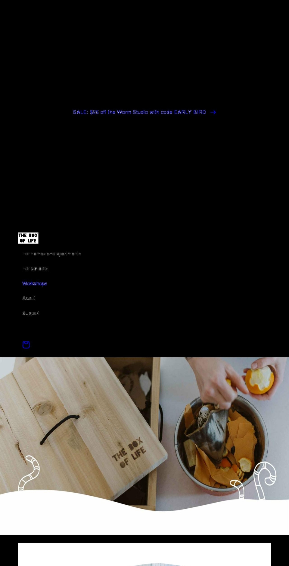 theboxoflife.com shopify website screenshot