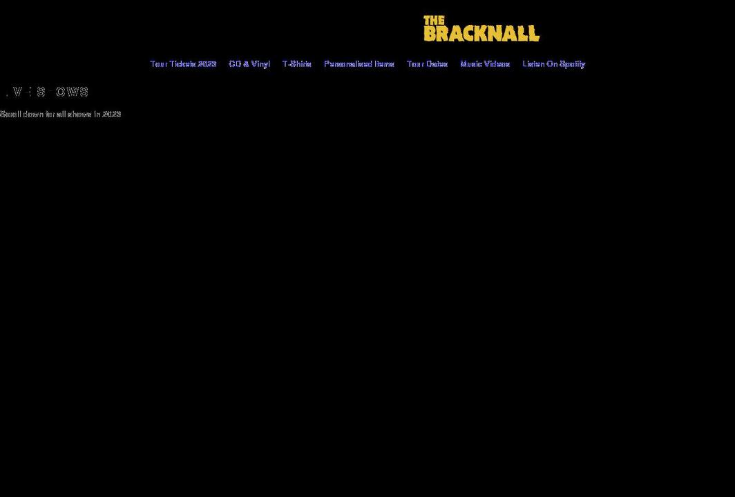 thebracknall.shop shopify website screenshot