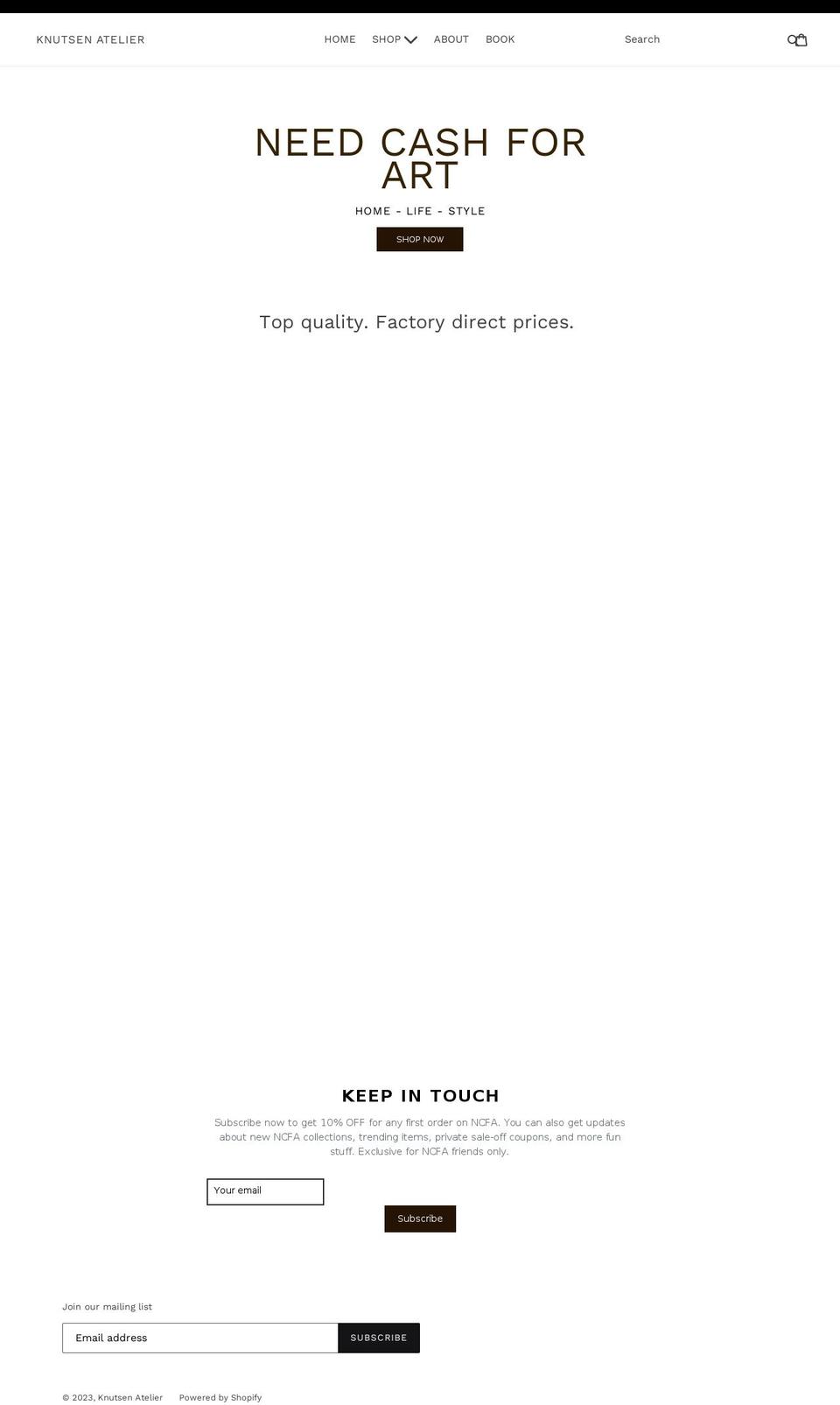 thebrandedlounge.com — Shopify storefront screenshot