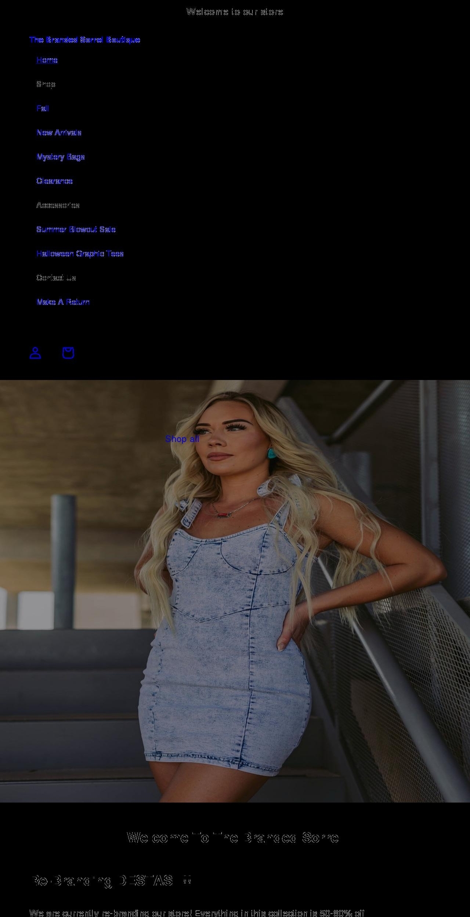 thebrandedsorrel.com shopify website screenshot