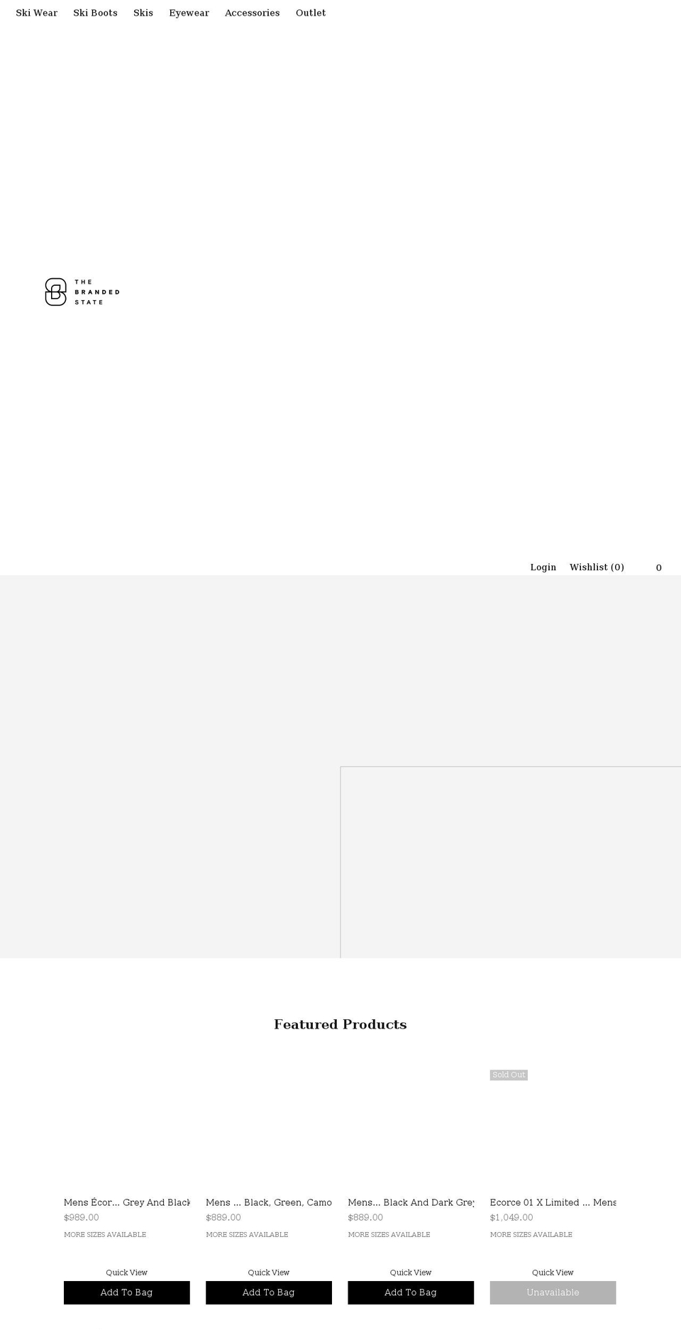thebrandedstate.com shopify website screenshot