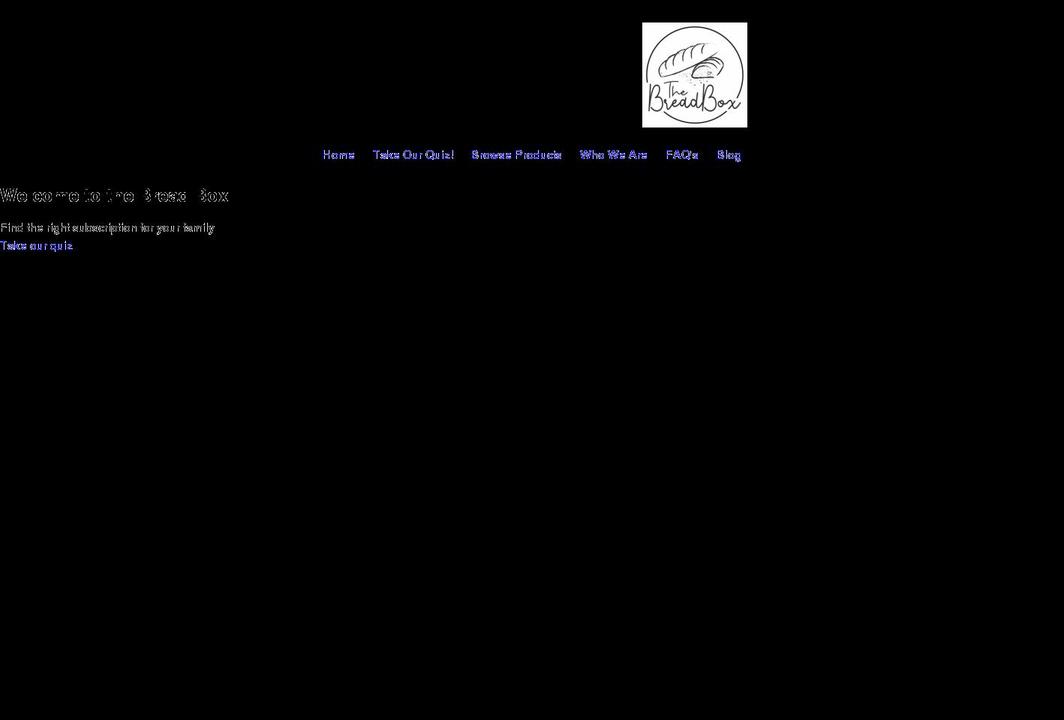 thebreadbox.ca shopify website screenshot