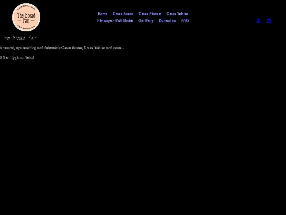 thebreadpan.co.uk shopify website screenshot