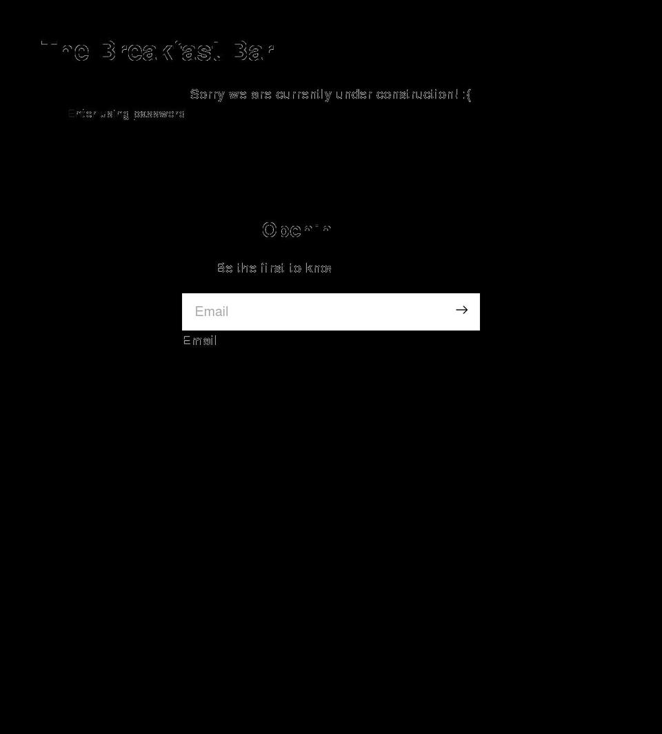 thebreakfastbar.net shopify website screenshot