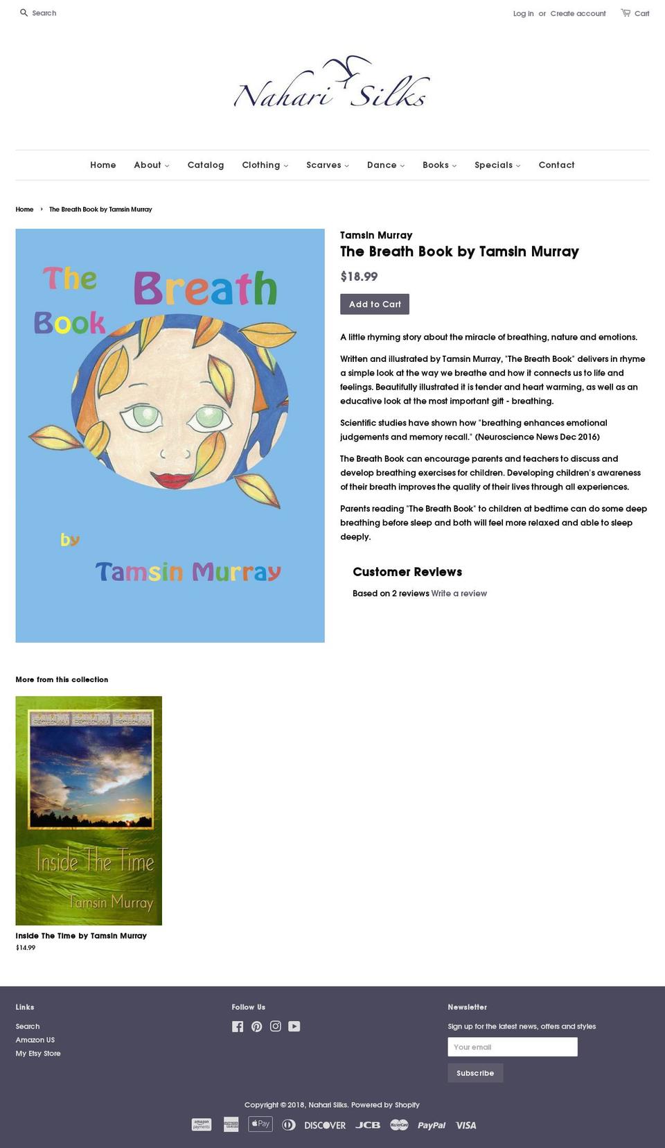 thebreathbookforchildren.com — Shopify storefront screenshot