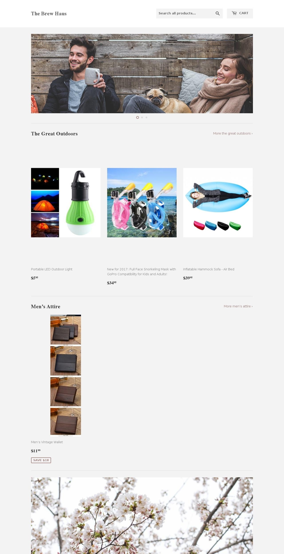 thebrewhaus.net shopify website screenshot