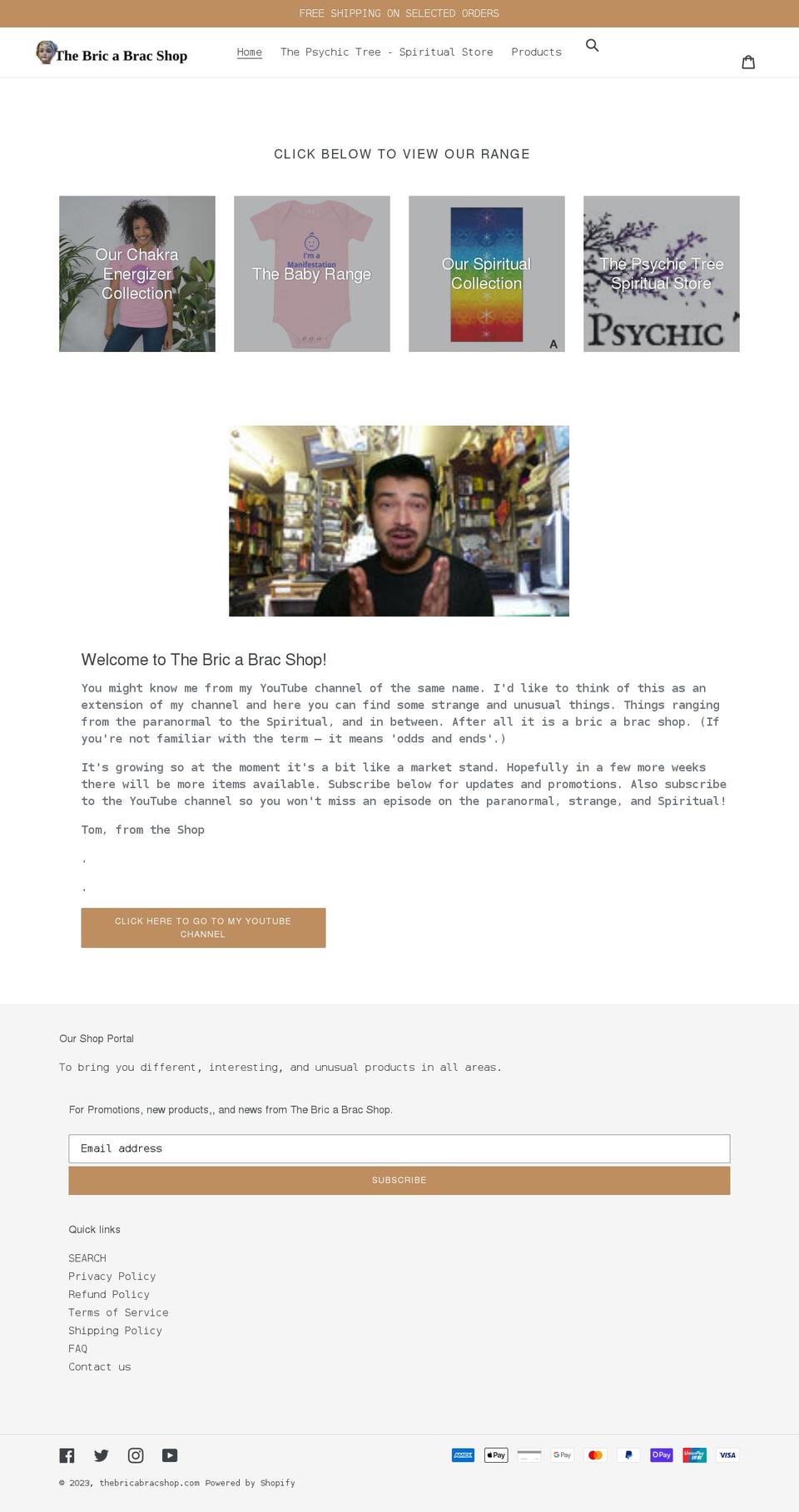 thebricabracshop-com.myshopify.com shopify website screenshot