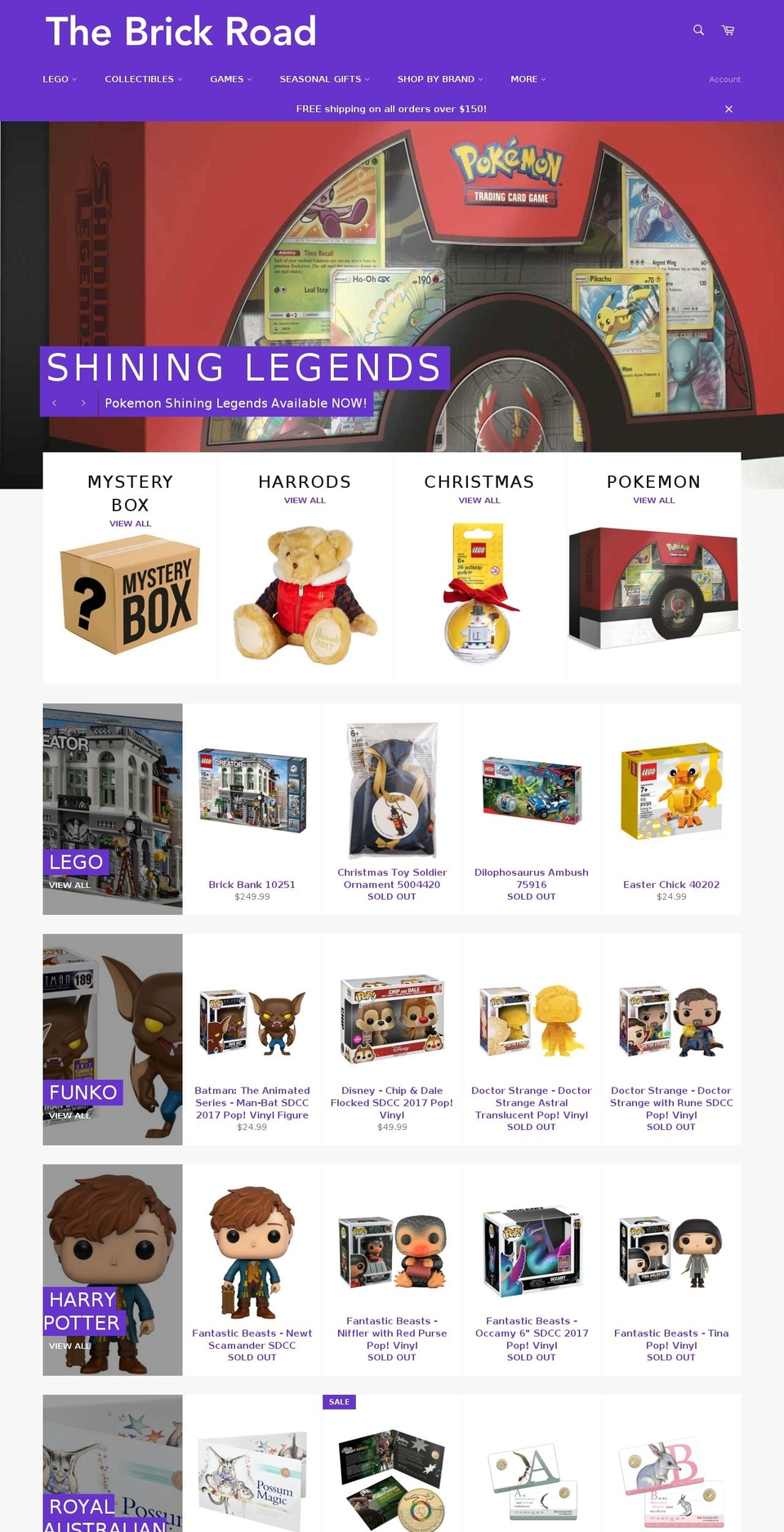 thebrickroad.com.au shopify website screenshot
