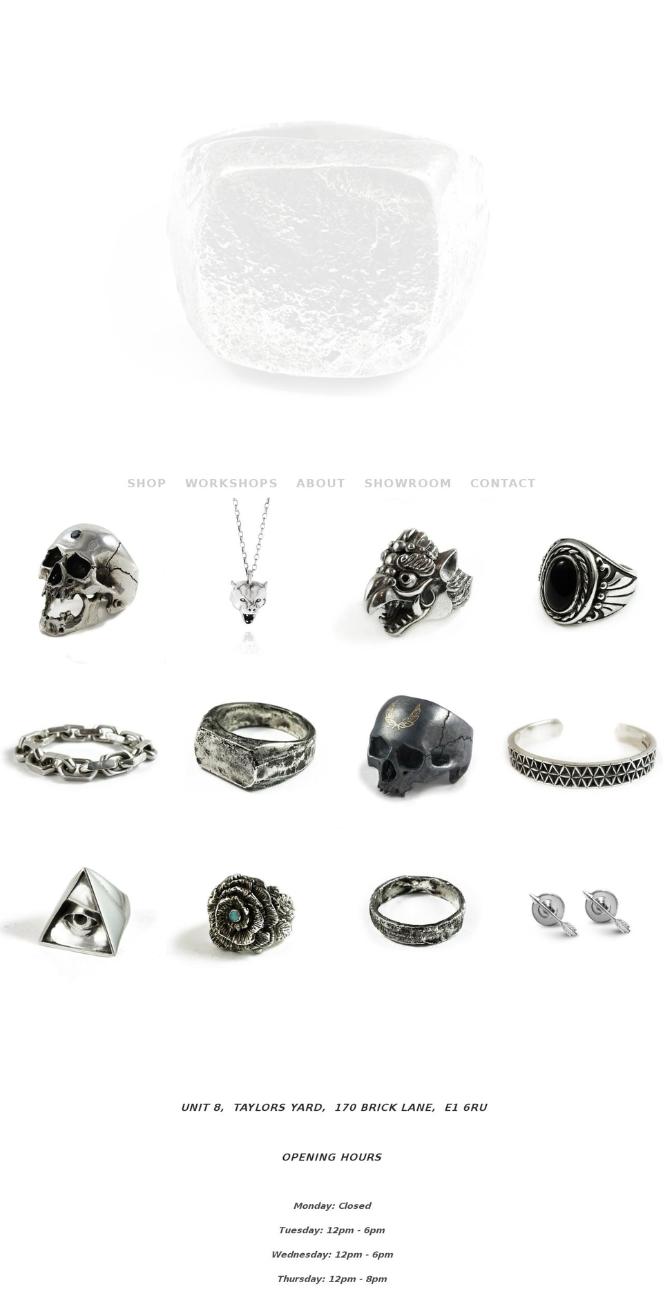 thebrickslondon.com shopify website screenshot