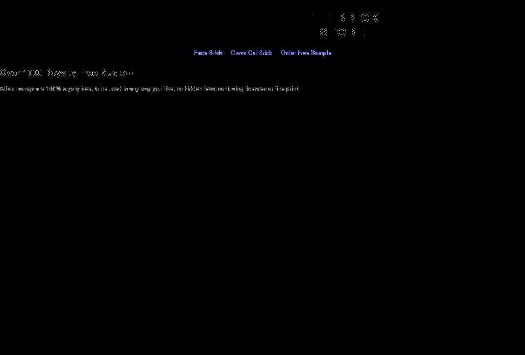 thebrickstore.co.uk shopify website screenshot