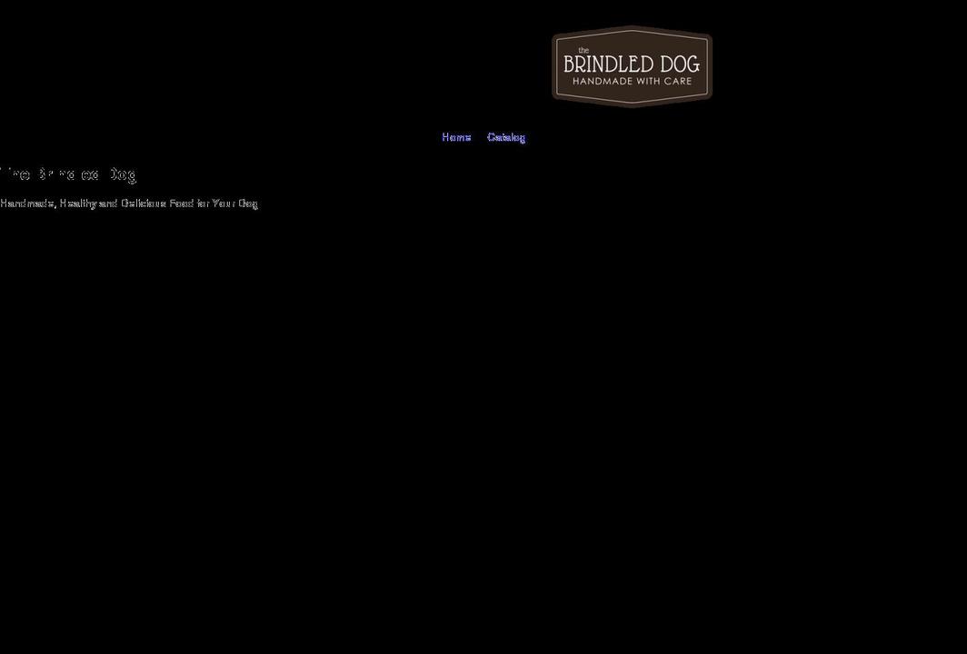 thebrindleddog.com shopify website screenshot