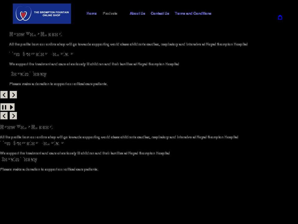 thebromptonfountain.shop shopify website screenshot