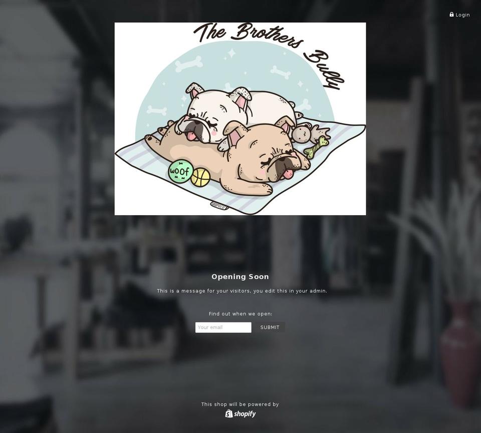 thebrothersbully.com — Shopify storefront screenshot