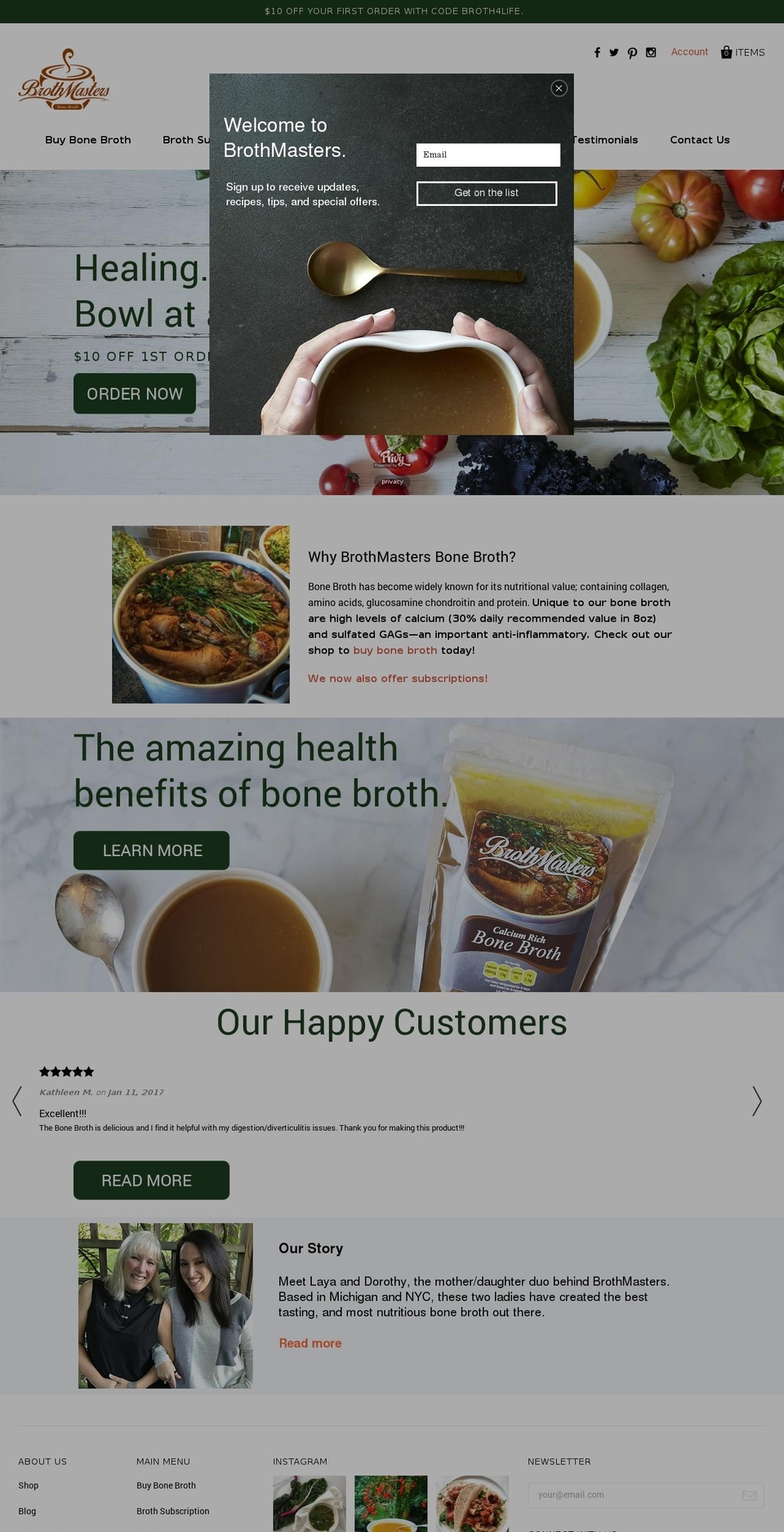 thebrothoflife.com shopify website screenshot