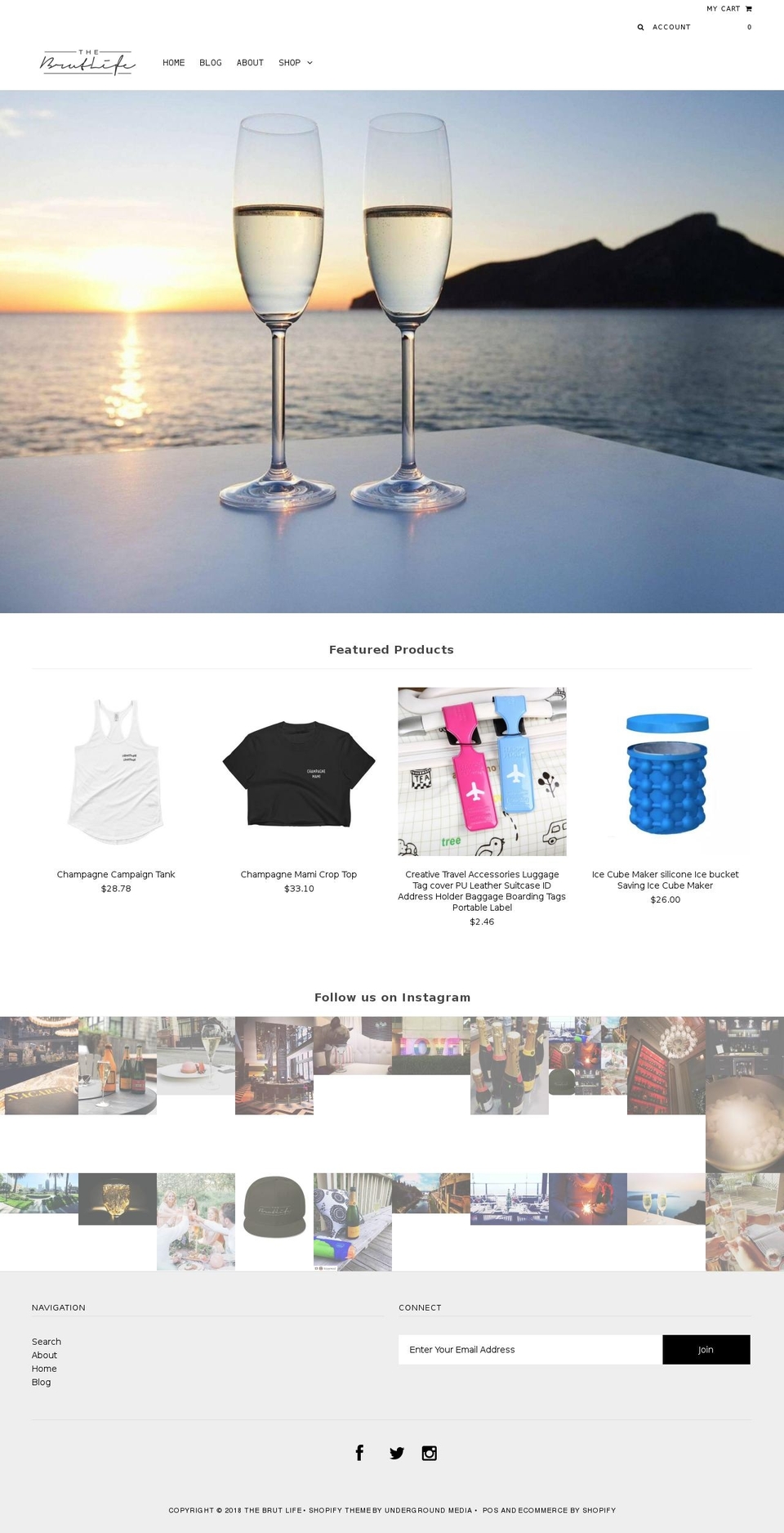 thebrutlife.com shopify website screenshot