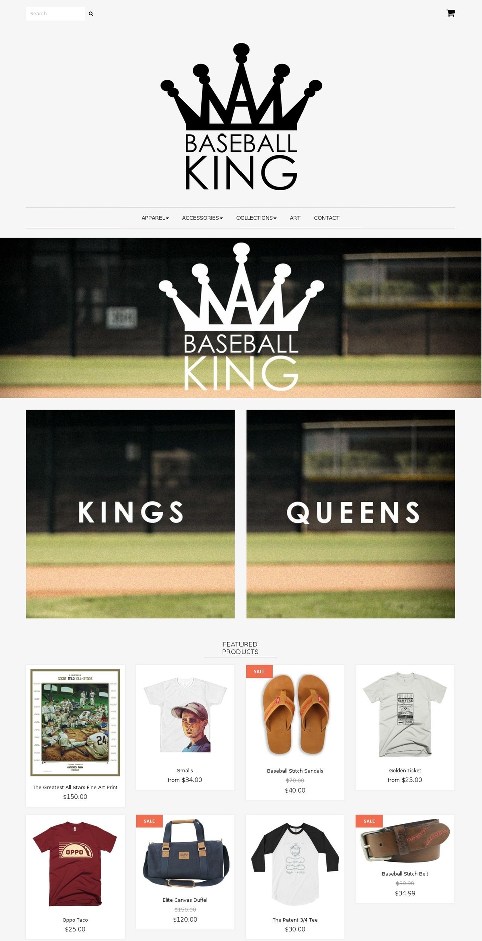 thebsbking.com — Shopify storefront screenshot