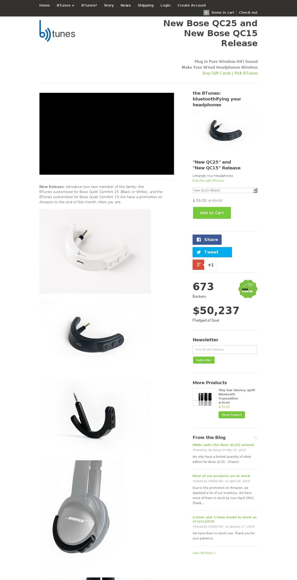 thebtunes.myshopify.com shopify website screenshot