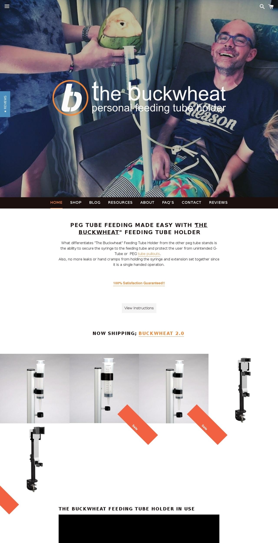 thebuckwheat.com shopify website screenshot