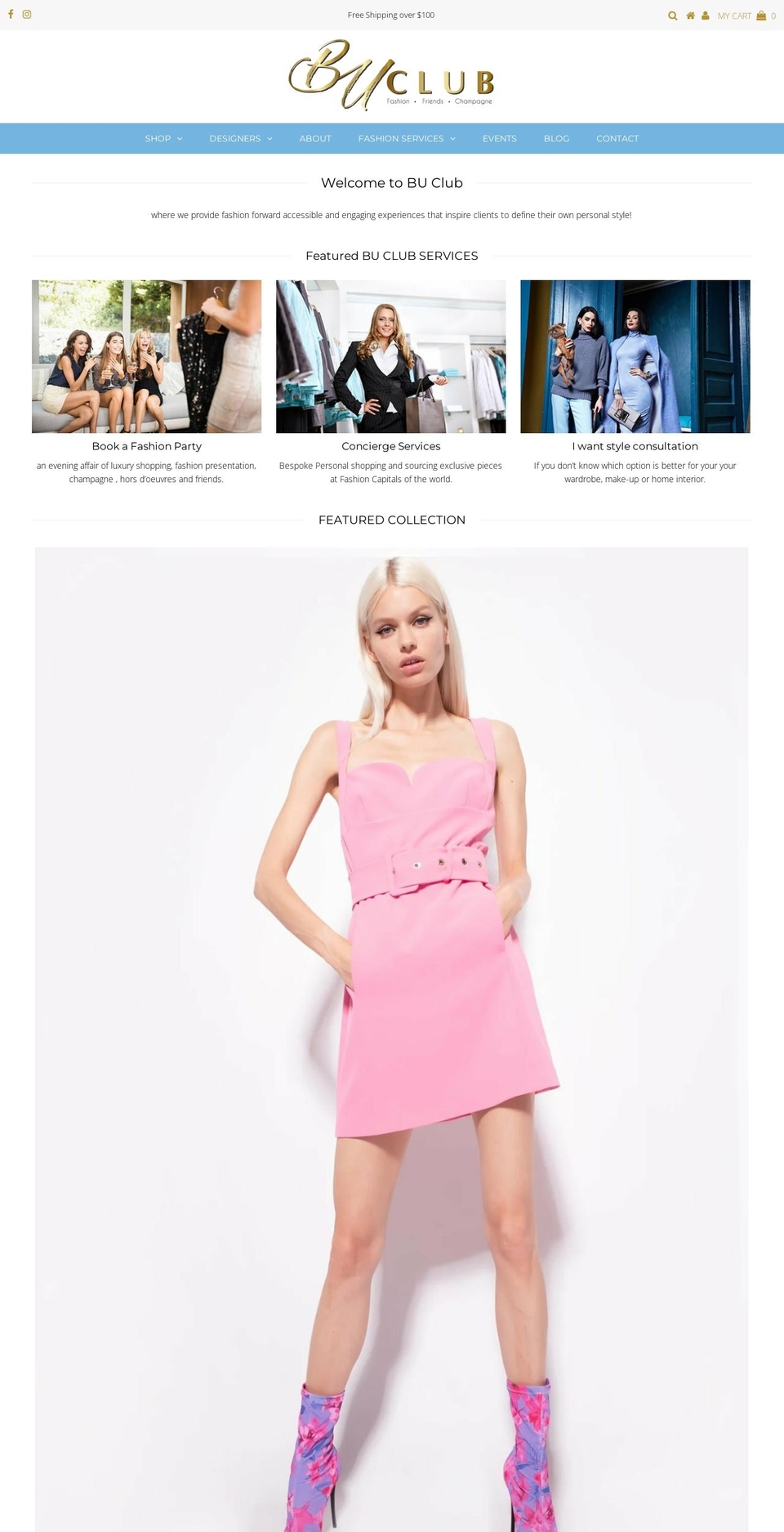 thebuclub.com — Shopify storefront screenshot