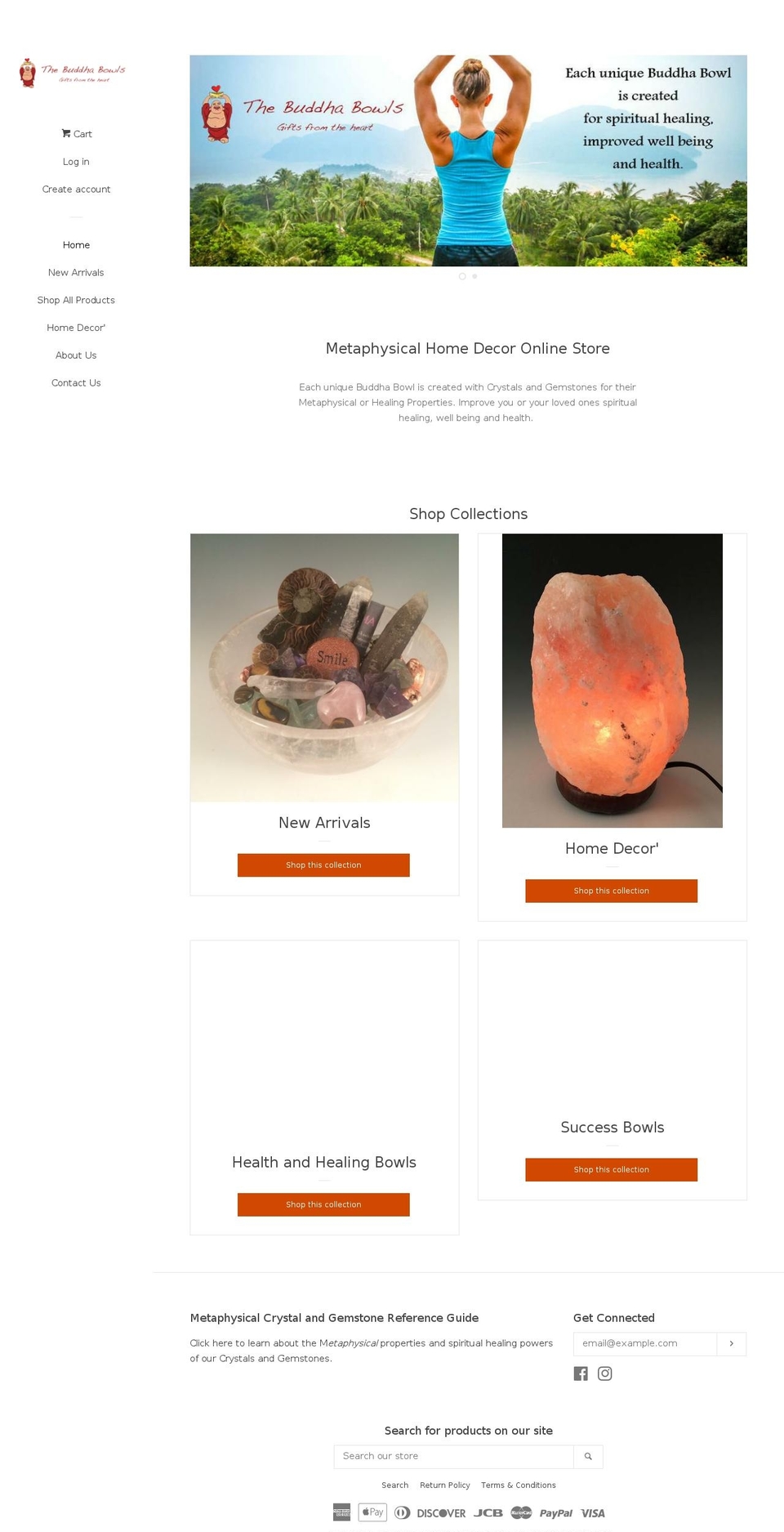 thebuddhabowls.com — Shopify storefront screenshot